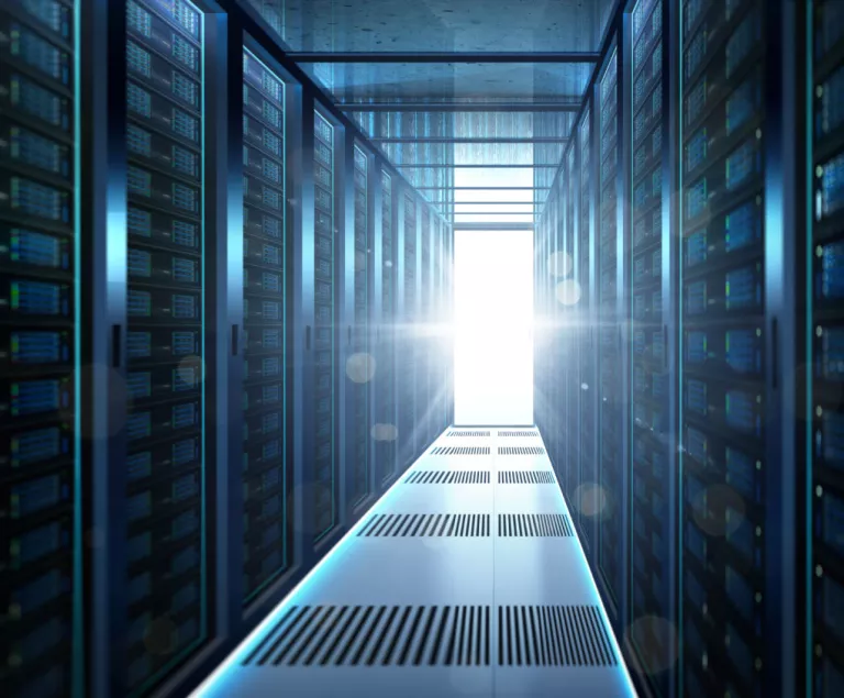 Inside installation of a datacenter