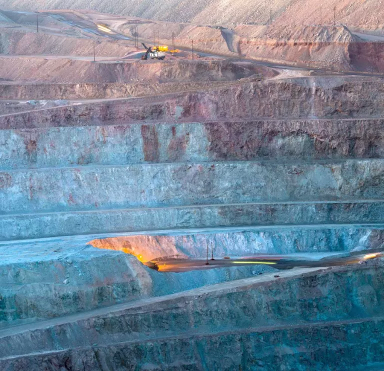 Mine landscape