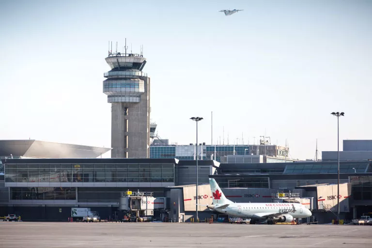 Outiside of Montreal Airport