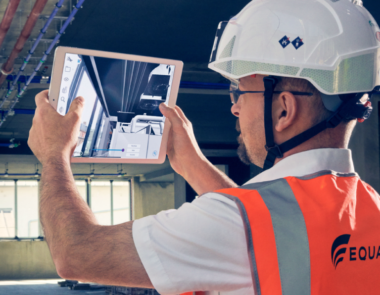 technician doing BIM