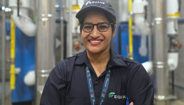 Equans female colleague working