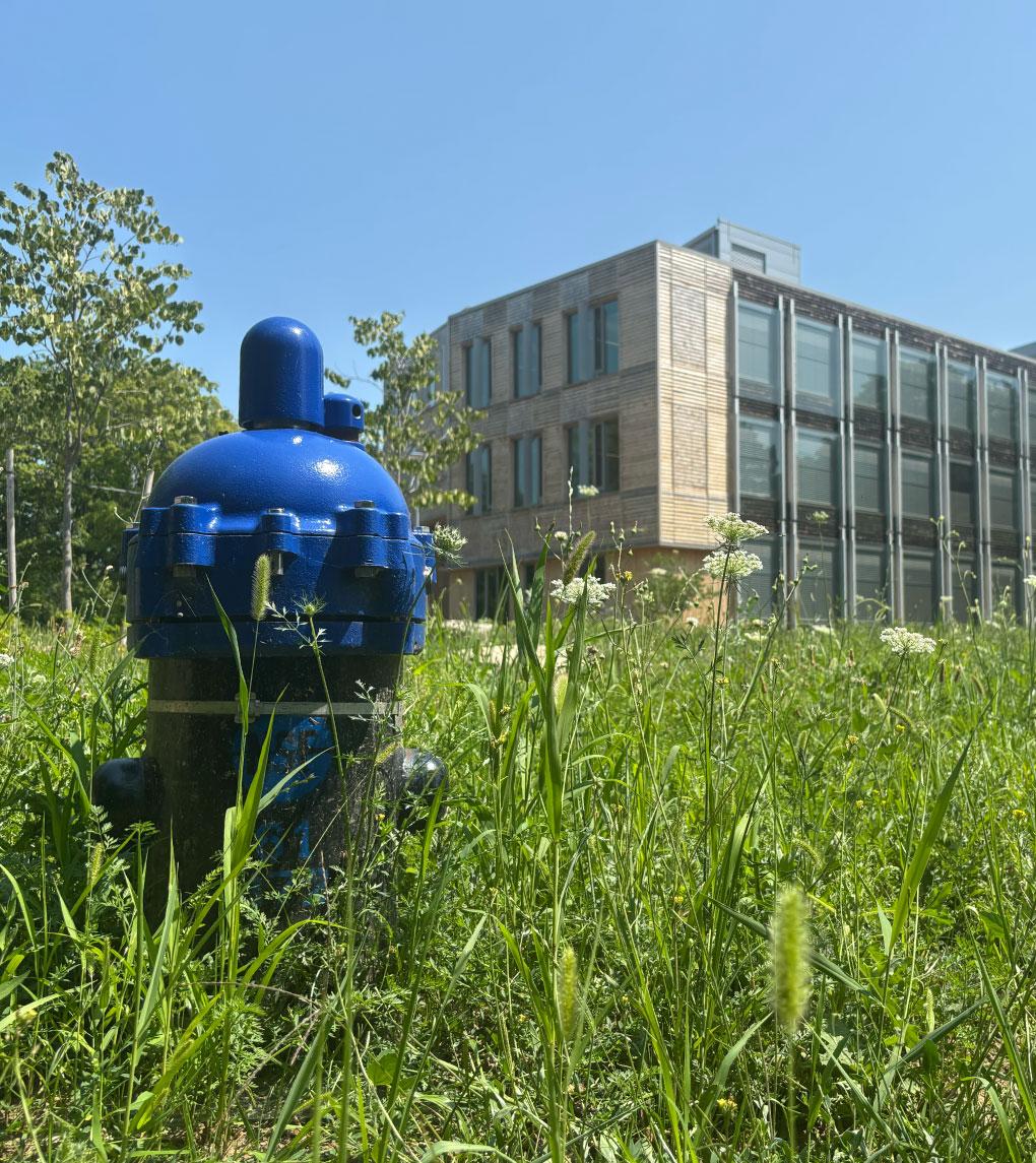 Geothermal pump outside of the TRCA Office