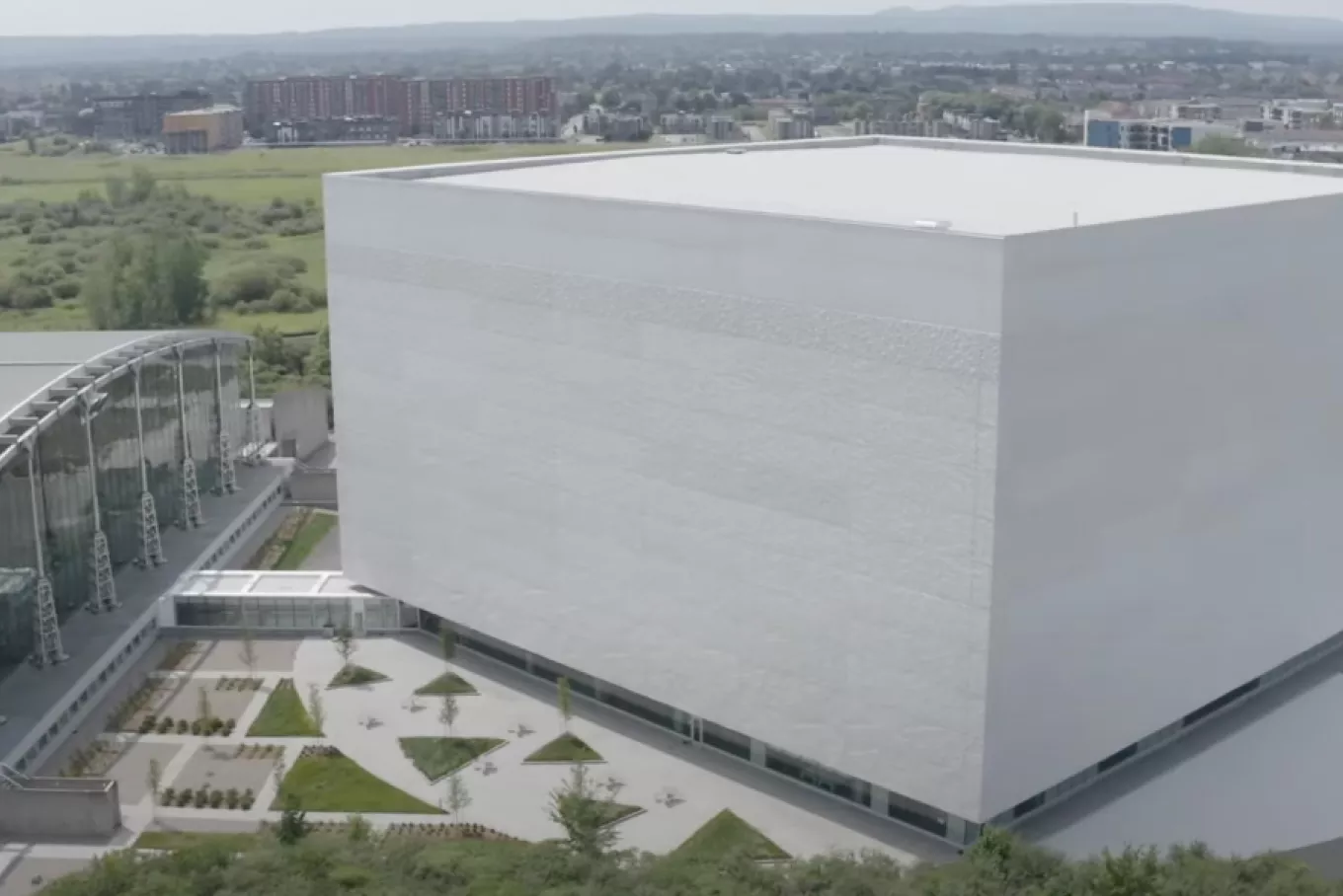 Drone view of the National Archive in Canada