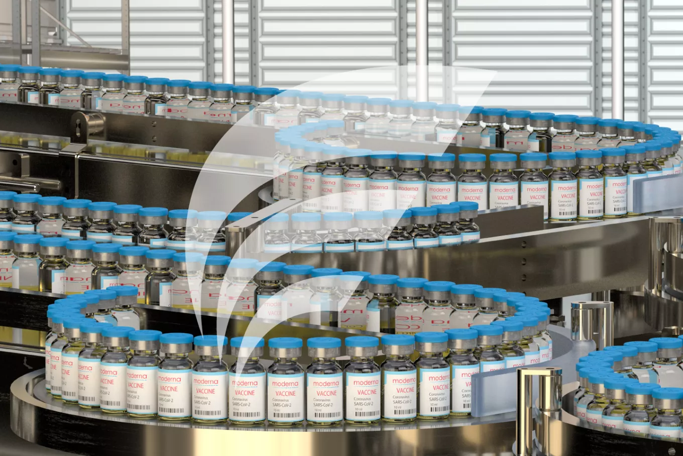 Equans Sign in a pharama facility