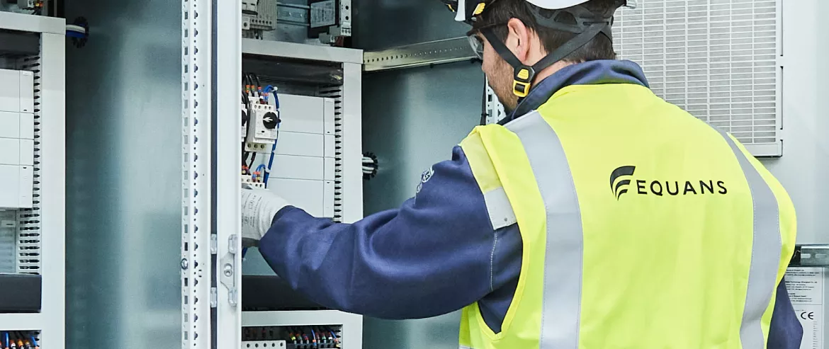 technician working on a system 