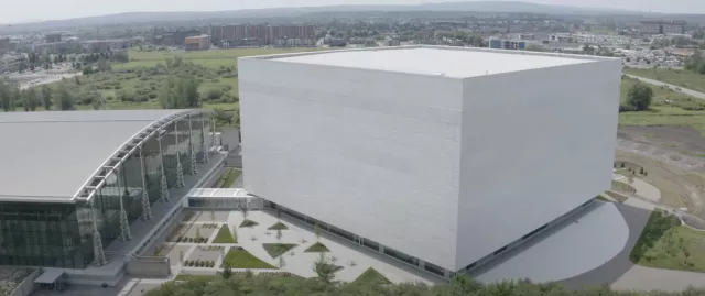 Drone view of the National Archive in Canada
