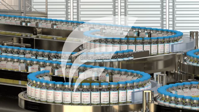 Equans Sign in a pharama facility